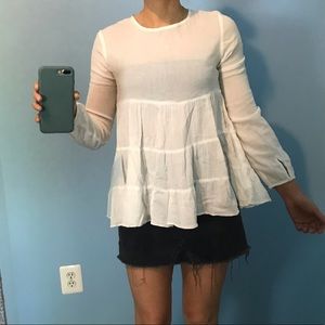 Urban Outfitters White Long Sleeve